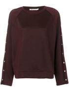 T By Alexander Wang Stud Detail Jumper - Red