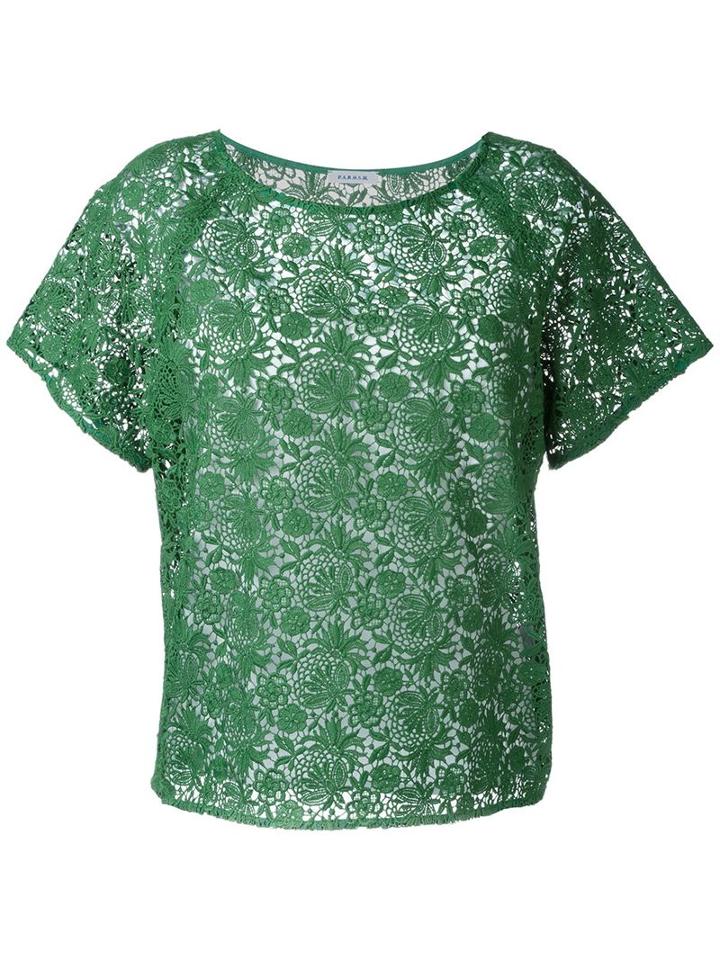 P.a.r.o.s.h. Embroidered Lace Blouse