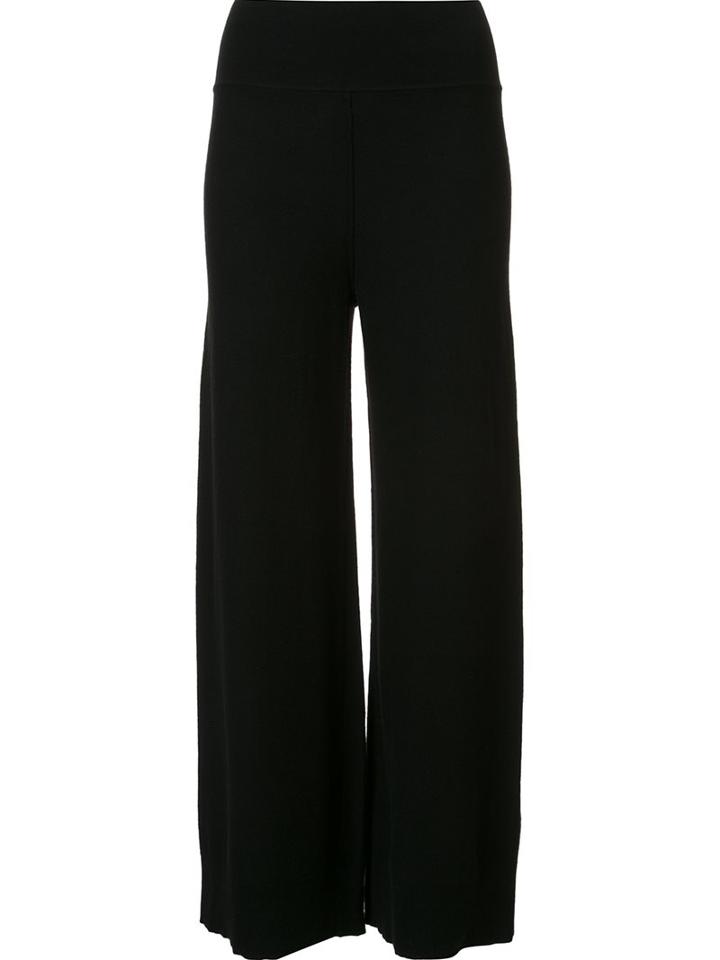 Sonia Rykiel High-waisted Cropped Trousers, Women's, Size: Small, Black, Cashmere/virgin Wool