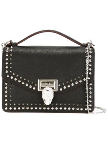 Philipp Plein Mini 'swish' Crossbody Bag, Women's, Black, Calf Leather/polyester