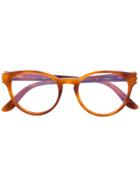 Cartier Round Frame Glasses - Orange