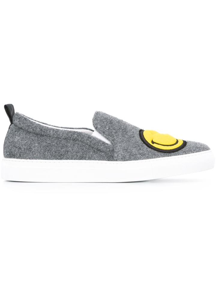 Joshua Sanders Smiley Patch Sneakers