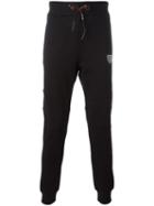 Plein Sport Logo Patch Detail Sweatpants, Men's, Size: Small, Black