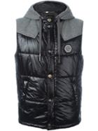 Philipp Plein 'gulf Breeze' Padded Gilet, Men's, Size: Xl, Black, Polyamide/cotton