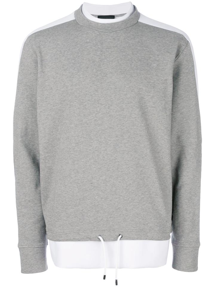 Diesel Black Gold Layered Sweatshirt - Grey