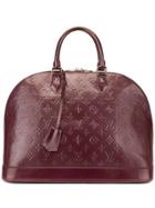 Louis Vuitton Pre-owned Vernis Alma Gm Tote - Red