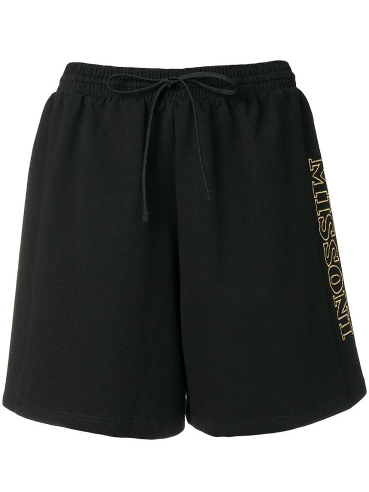 Missoni Mare Logo Track Shorts - Black