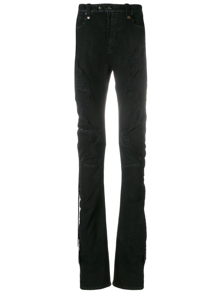 Unravel Project Stretch Skinny Jeans - Black