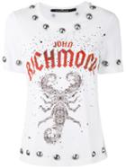 John Richmond - Studded T-shirt - Women - Cotton - S, White, Cotton
