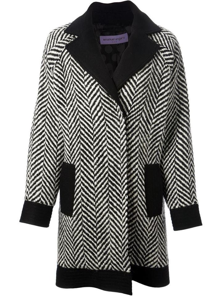 Emanuel Ungaro Oversized Herringbone Coat