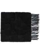Yohji Yamamoto Japanese Check Stole - Black