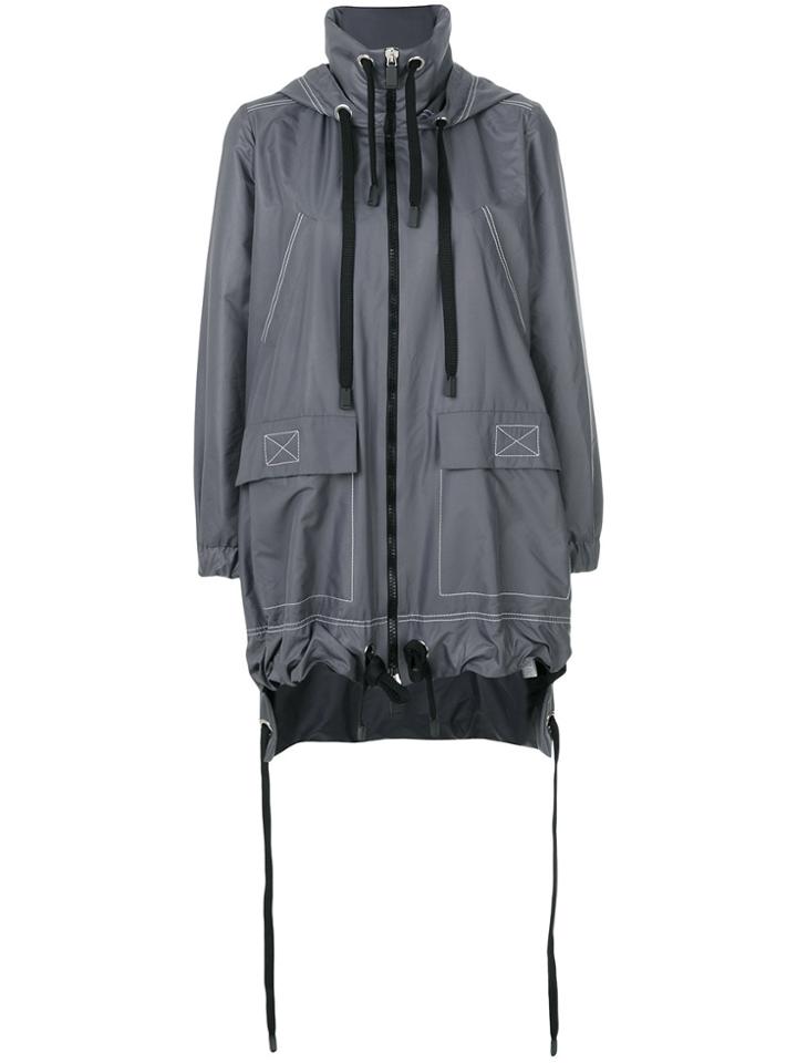 No Ka' Oi Cargo Pocket Parka - Grey