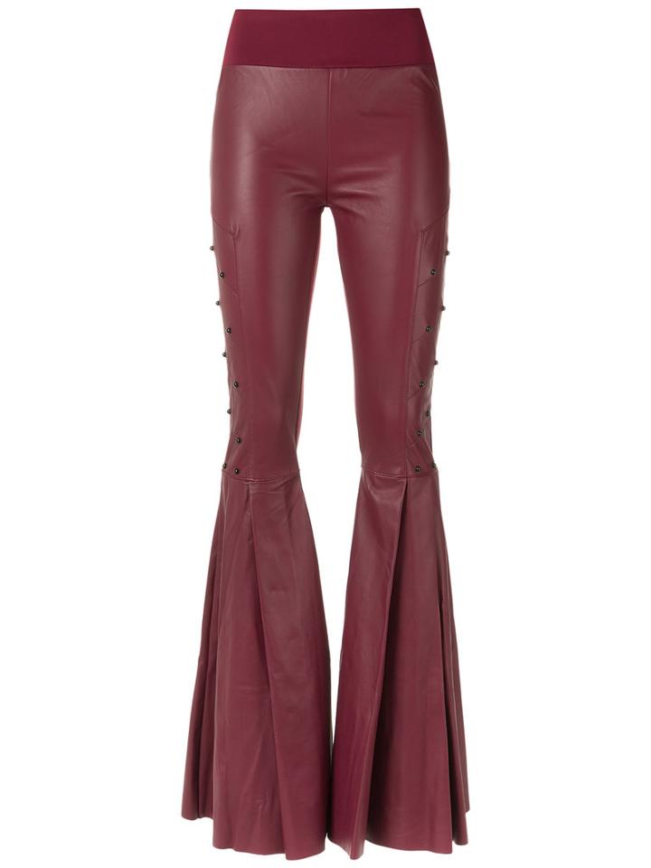 Andrea Bogosian - Leather Trousers - Women - Leather - G, Red, Leather