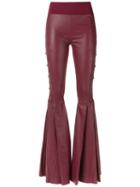 Andrea Bogosian - Leather Trousers - Women - Leather - G, Red, Leather