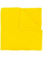 Pringle Of Scotland Plain Cashmere Scarf - Yellow