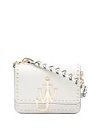 Jw Anderson Anchor Logo Crossbody Bag - White