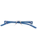 Porsche Design Slim Square Frame Glasses - Blue