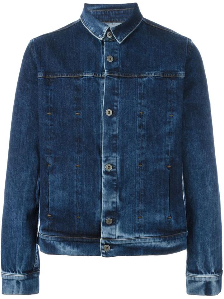 Natural Selection 'wells' Denim Jacket, Men's, Size: Small, Blue, Cotton/spandex/elastane