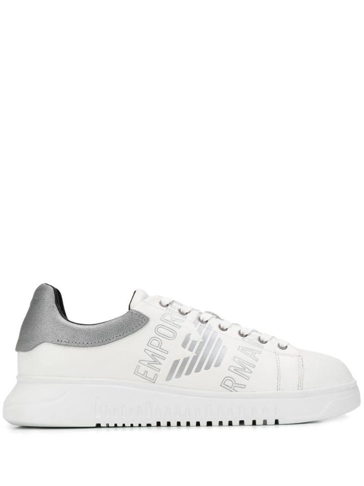 Emporio Armani Logo Low-top Sneakers - White