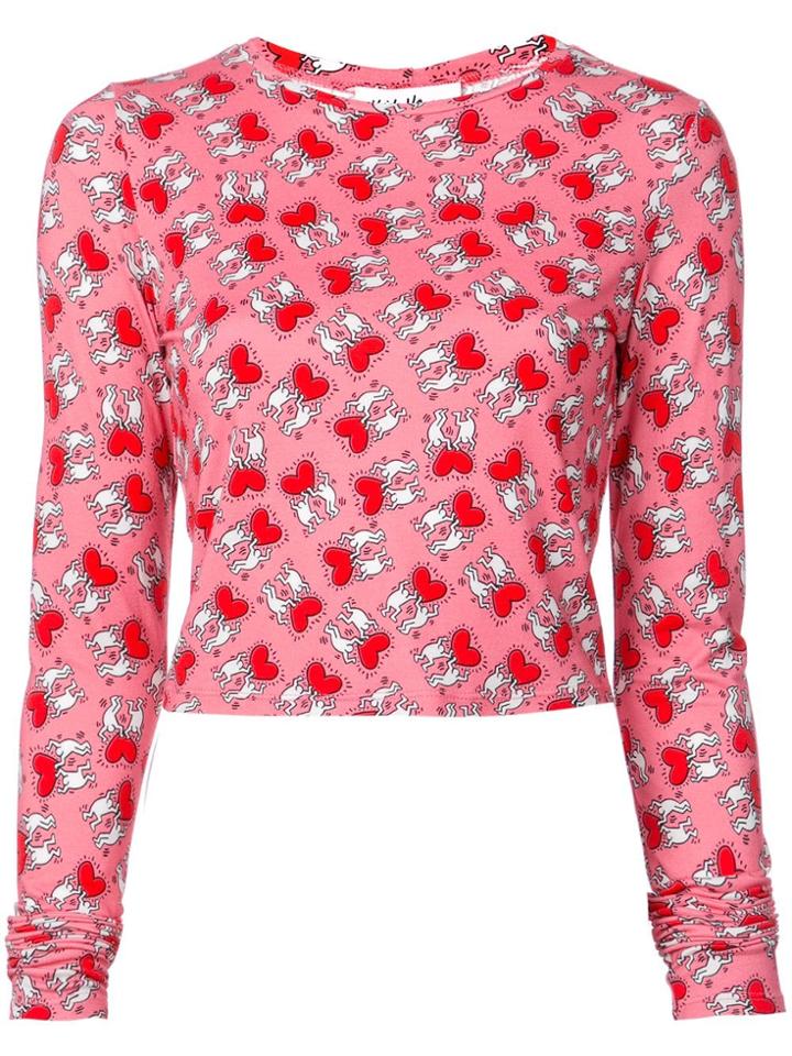 Alice+olivia Delaina Crop Top - Pink