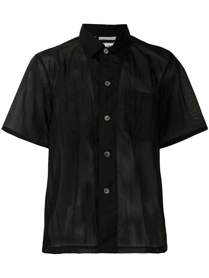 Our Legacy Sheer Black Shirt