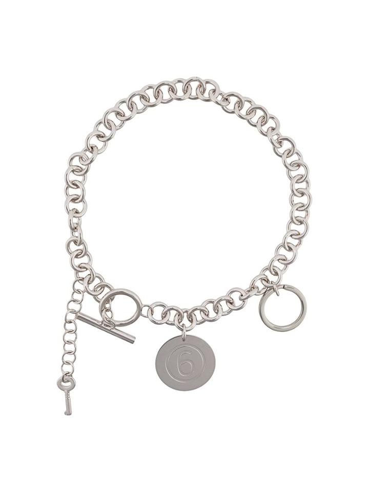 Mm6 Maison Margiela Chain Necklace - Silver