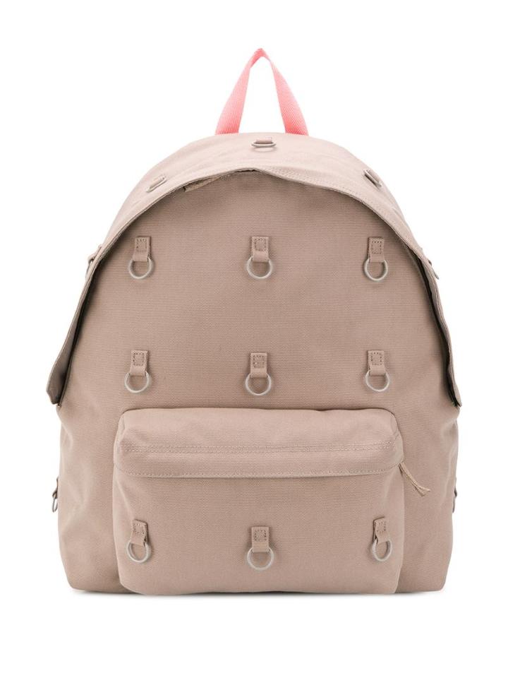 Raf Simons Ring Embellished Backpack - Neutrals