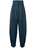 Givenchy High-waisted Ballon Trousers - Blue