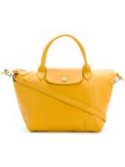 Longchamp Foldover Top Tote Bag - Yellow & Orange