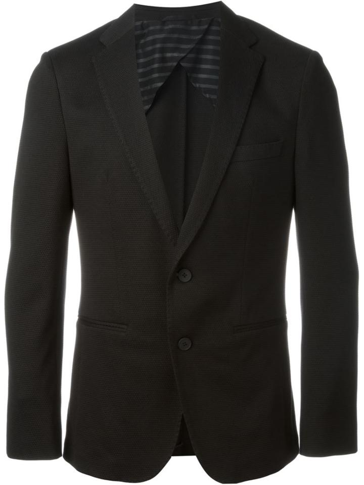 Boss Hugo Boss Norwin Blazer, Men's, Size: 48, Black, Cotton/polyamide/viscose/acetate