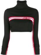 Gcds Logo Band Cropped Jumper - Black