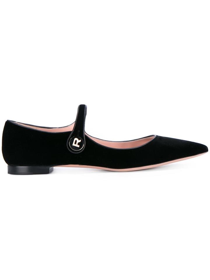 Rochas Mary Jane Ballerinas