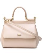 Dolce & Gabbana Mini 'sicily' Tote - Pink & Purple