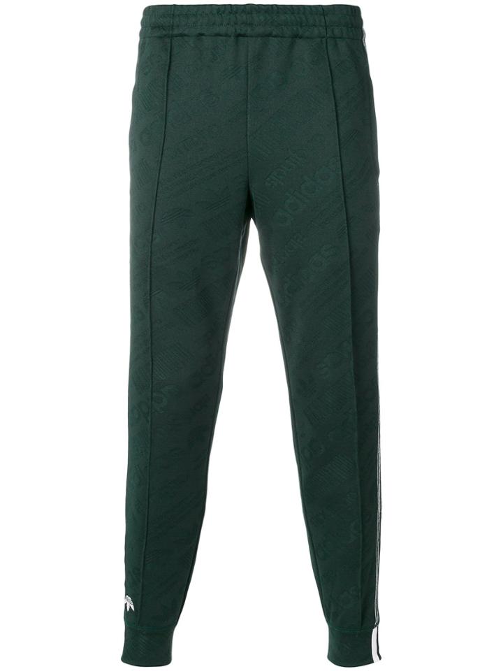 Adidas Originals By Alexander Wang Jacquard Track Trousers - Green