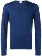 Borrelli Round Neck Jumper - Blue