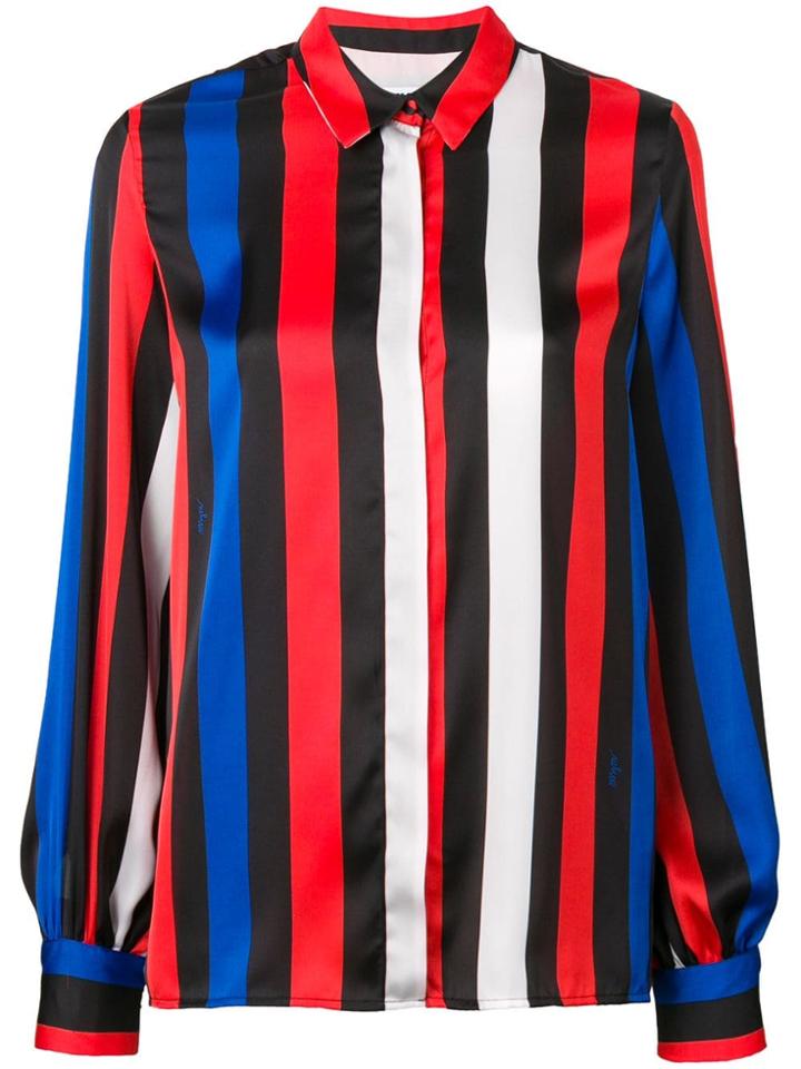 Msgm Bold Striped Shirt - Black