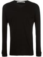 Isabel Benenato Longsleeved T-shirt, Men's, Size: Small, Black, Cotton