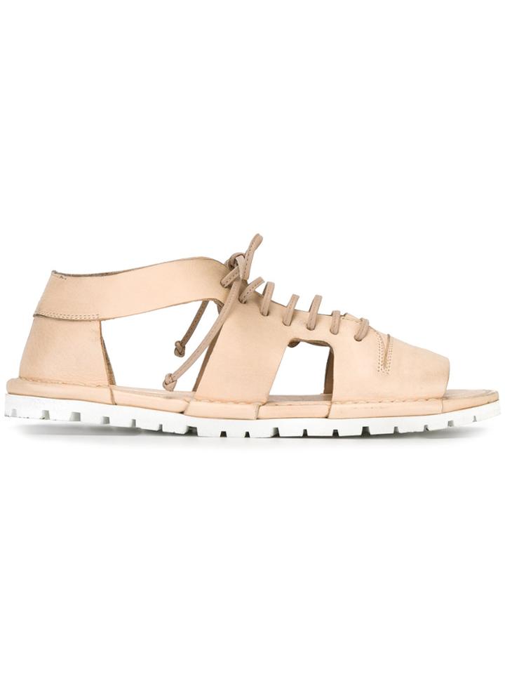 Marsèll Open-toe Cut-out Sandals - Nude & Neutrals