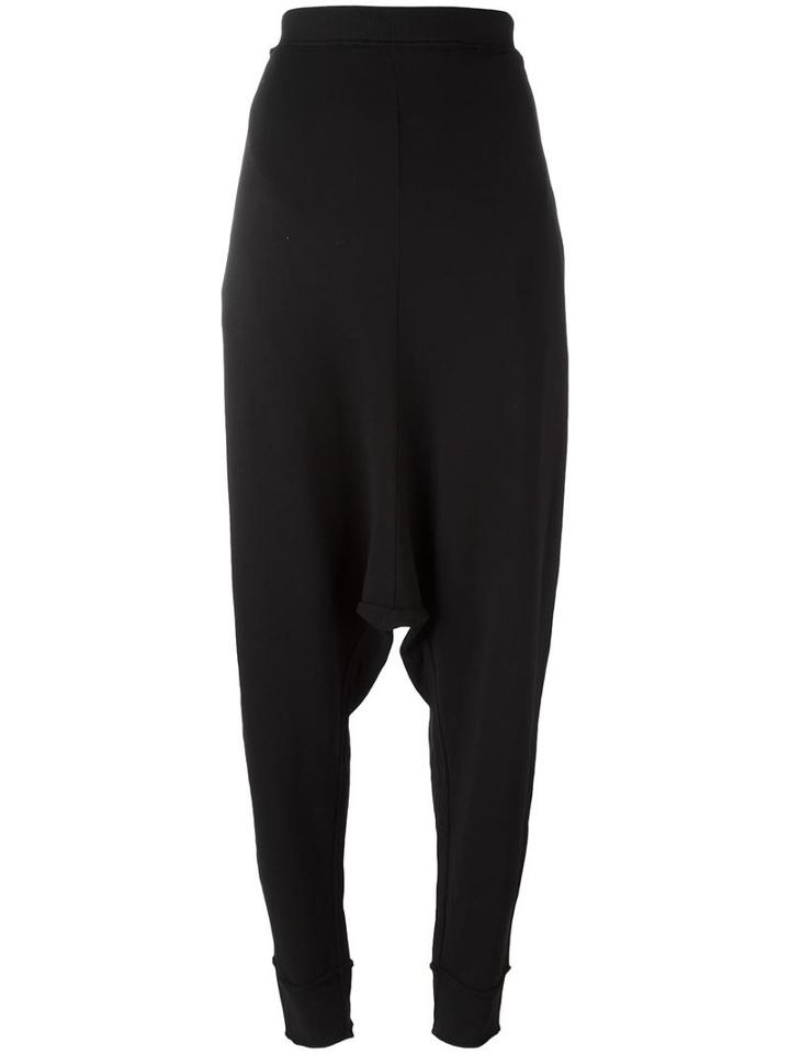 Rundholz Drop-crotch Sweatpants, Women's, Size: 36, Black, Cotton