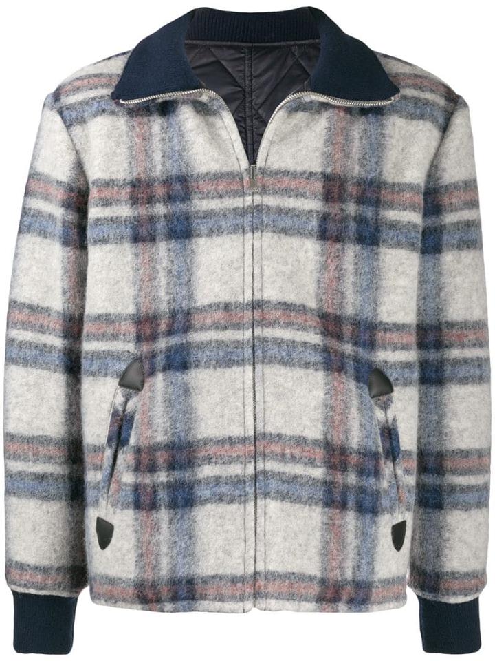 Isabel Marant Geeno Checked Jacket - Blue