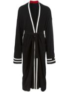 Haider Ackermann Belted Cardi-coat, Men's, Size: Xs, Black, Cashmere/wool