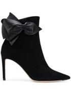 Jimmy Choo Bow Ankle Boots - Black