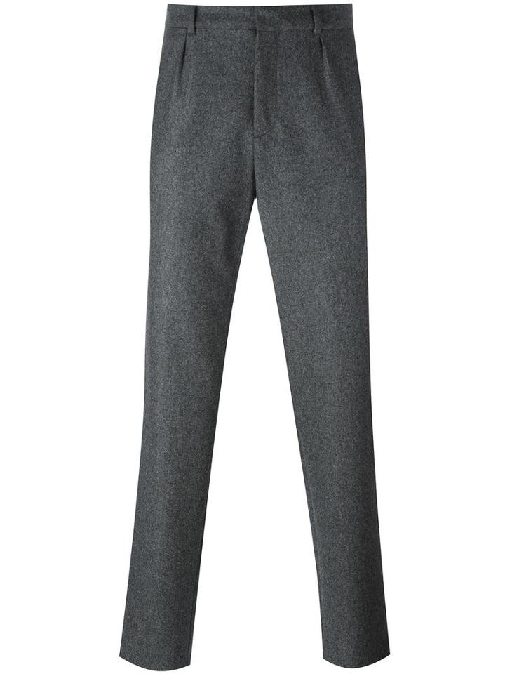 A.p.c. Tailored Trousers, Men's, Size: Large, Grey, Virgin Wool/viscose