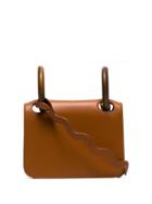 Roksanda Brown Neneh Mini Leather Shoulder Bag