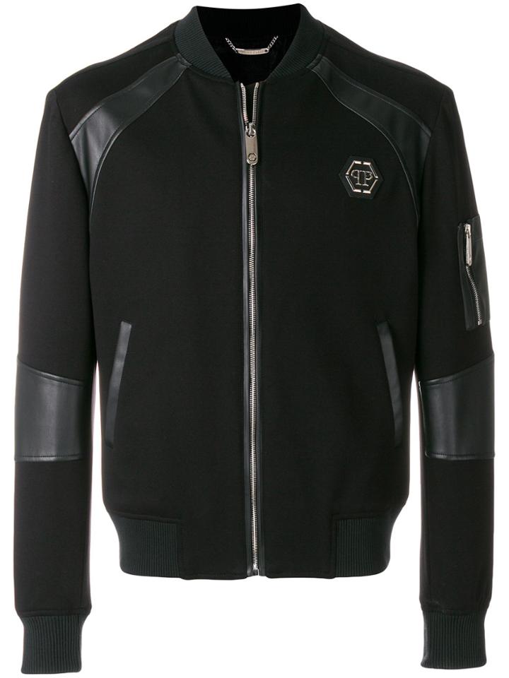 Philipp Plein Take Me Away Bomber Jacket - Black