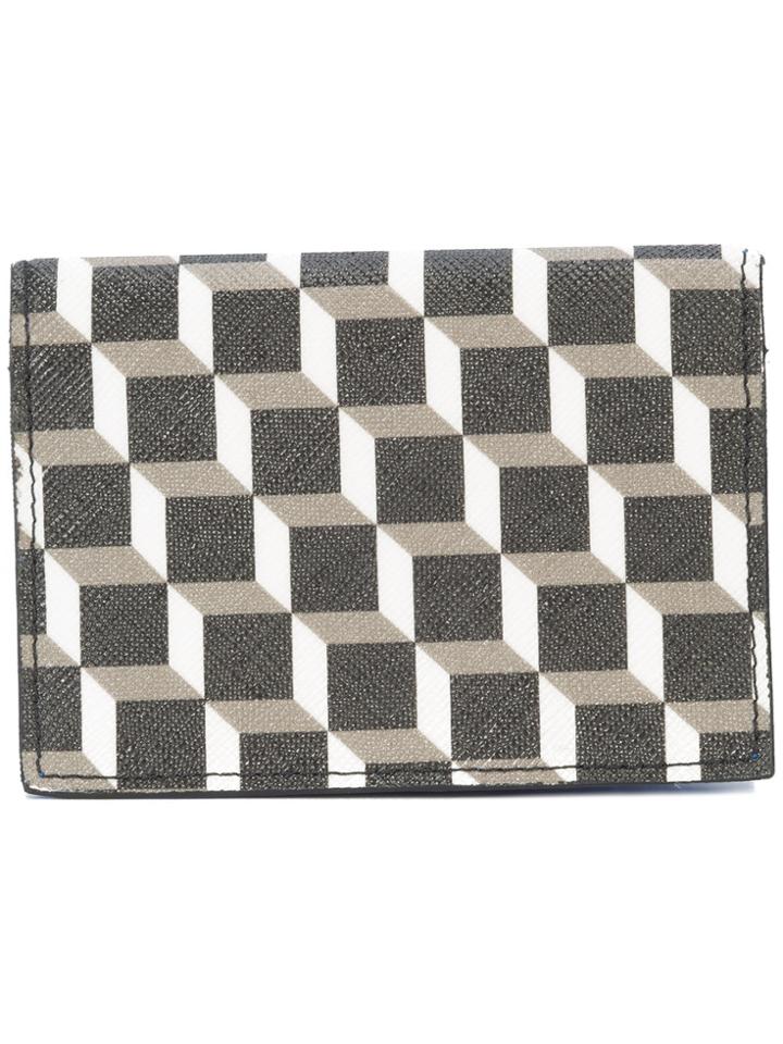 Pierre Hardy Cube Print Wallet - Black