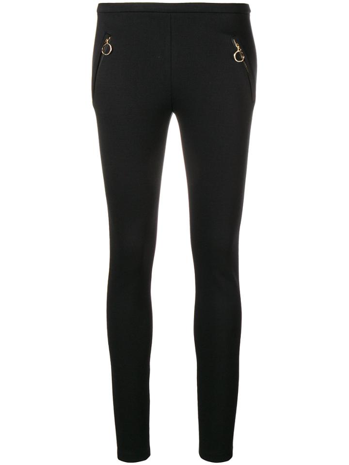 Emilio Pucci Zipped Pockets Leggings - Black