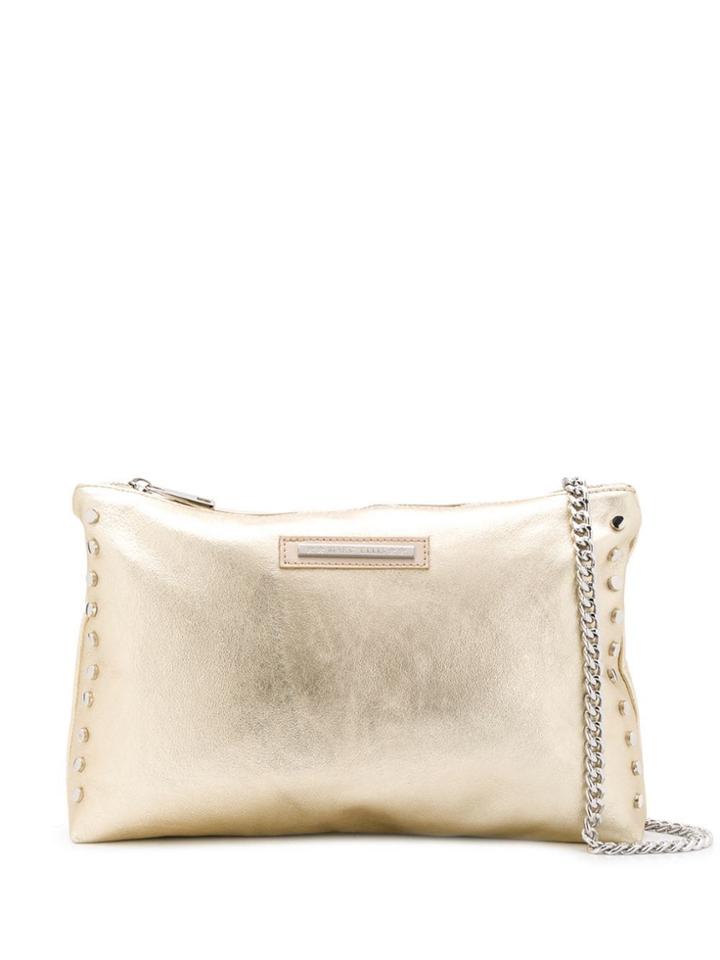 Marc Ellis Logo Zipped Clutch - Gold