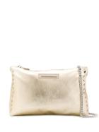Marc Ellis Logo Zipped Clutch - Gold