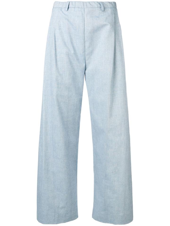Stephan Schneider Clipper Wide-leg Trousers - Blue